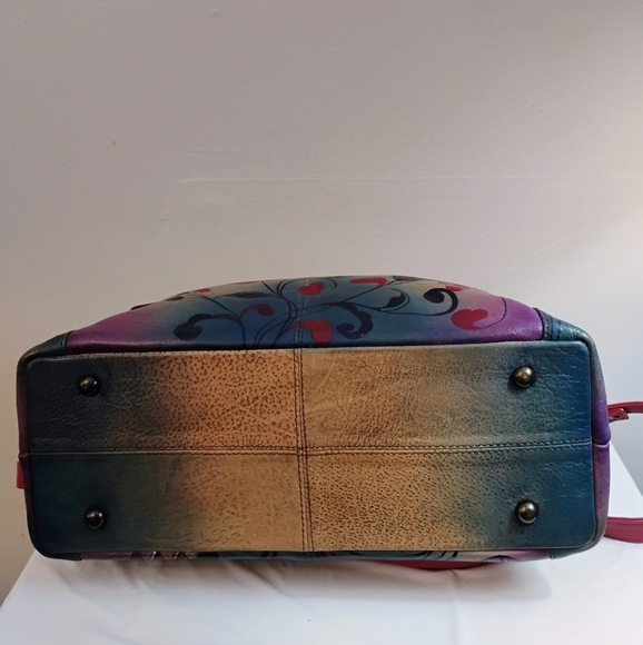 Anuschka Artistic Floral Shoulder Bag - Picture 3 of 7